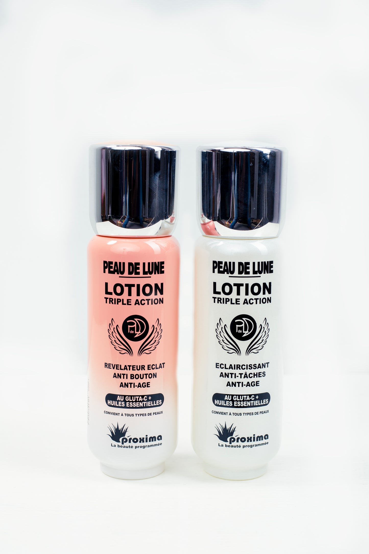 Lotion Triple Action Peau De Lune Au Gluta-C + Huile Essentielles