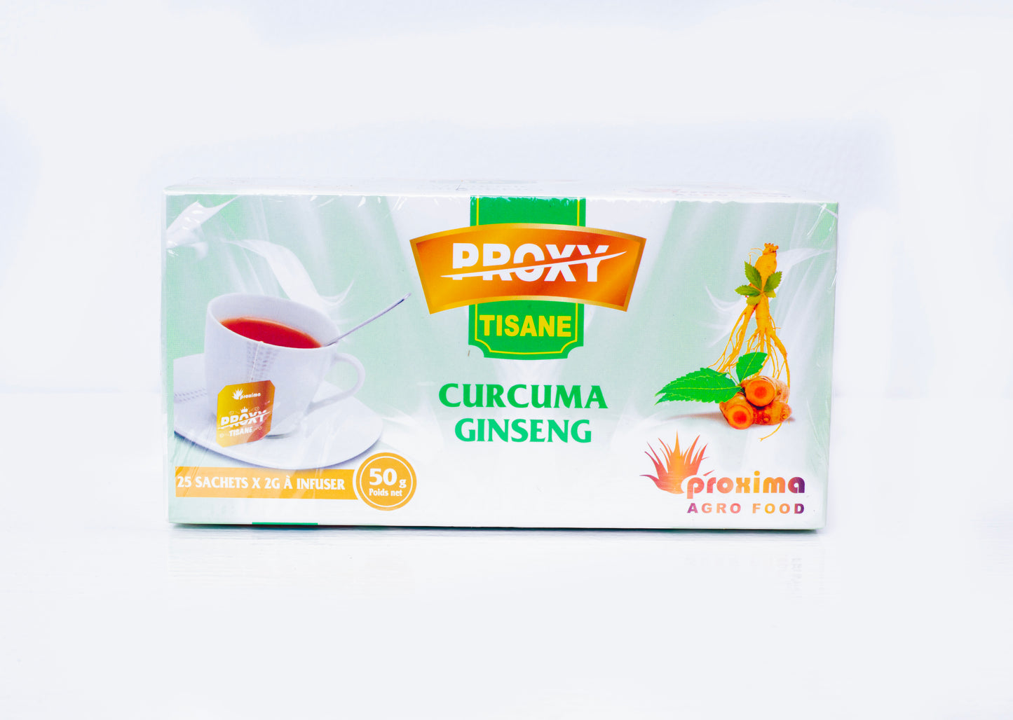 Tisane au Curcuma & au Ginseng Proxy